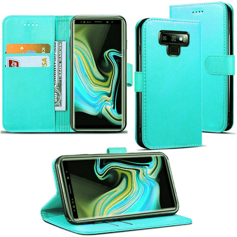 Leather Folio Wallet Case for Samsung Galaxy Note 9 Leather Folio Wallet Case for Samsung Galaxy Note 9